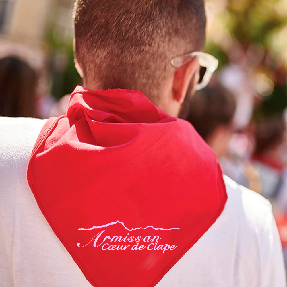 Bandanas personnalisés Cœur de Clape